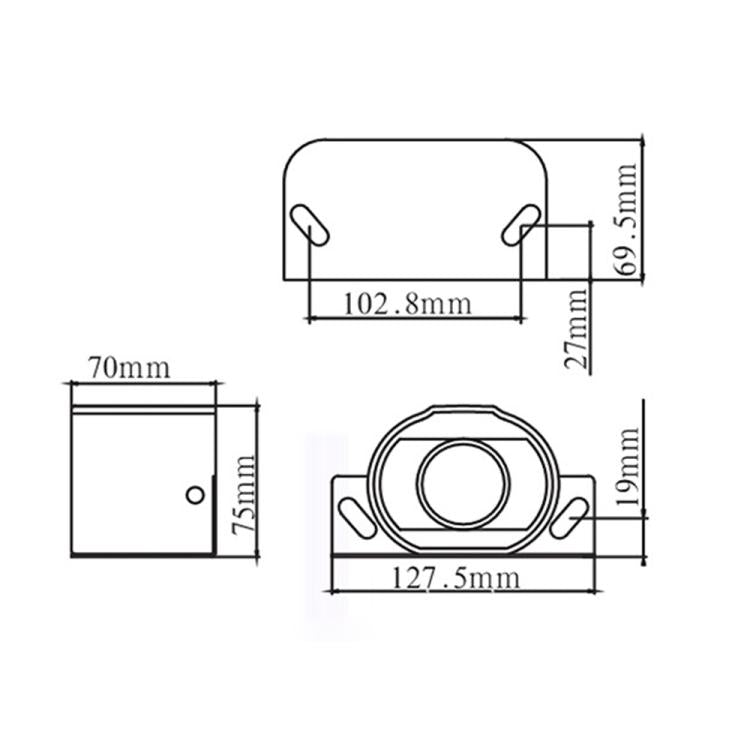 12V / 24V Waterproof Voice Reversing Horn Alarm Buzzer, with Cable, Reversing Horn