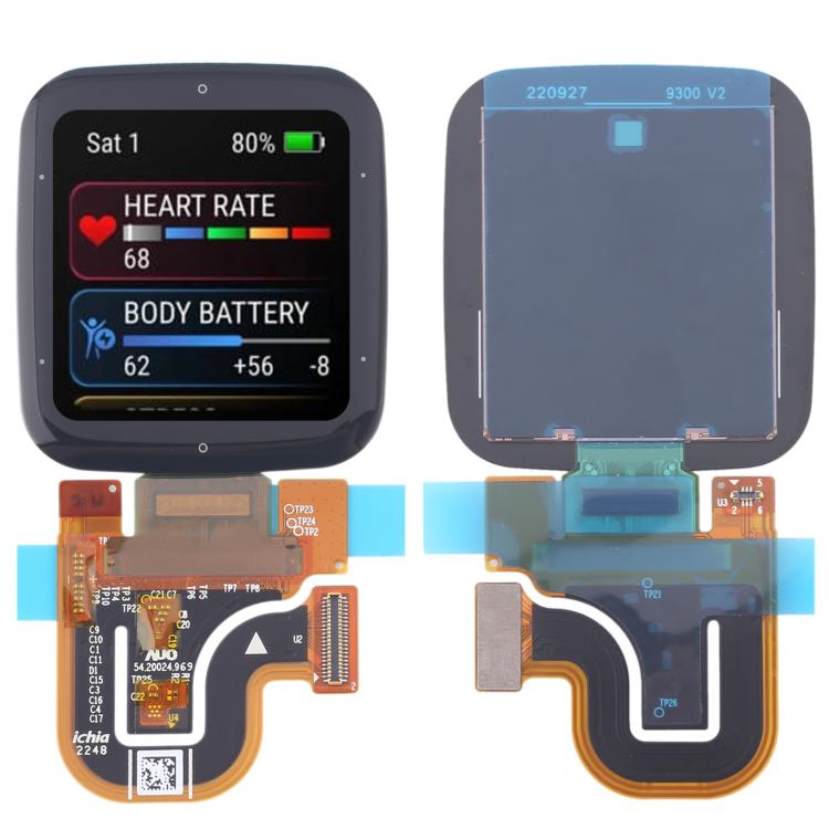 Original LCD Screen with Digitizer Full Assembly, Without NFC Sticker, For Garmin D2 Air X10, For Garmin Vivoactive 6, For Garmin Venu 3S, For Garmin Approach S70 42mm, For Garmin Forerunner 265 46mm, For Garmin Venu SQ 2 Music