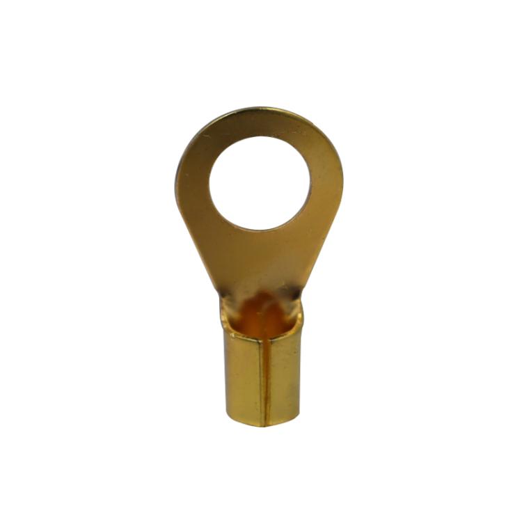 10 Pairs / Set 8GA Car Audio Modification Brass Terminal Crimp, 10 Pairs / Set