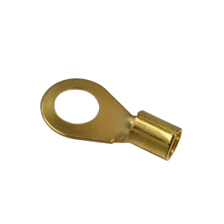 10 Pairs / Set 8GA Car Audio Modification Brass Terminal Crimp, 10 Pairs / Set