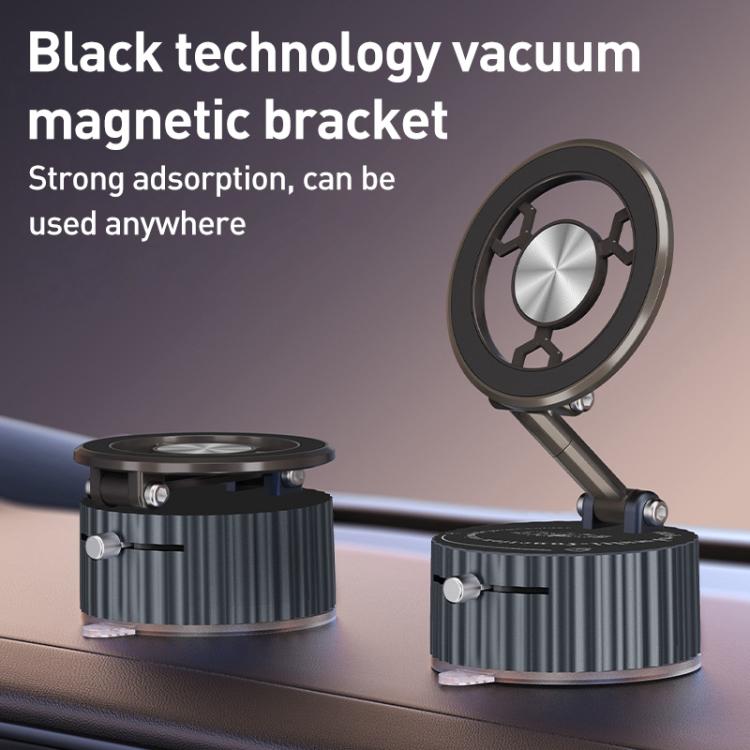BDK101 Vacuum Adsorption Magnetic Folding Car Phone Holder, BDK101