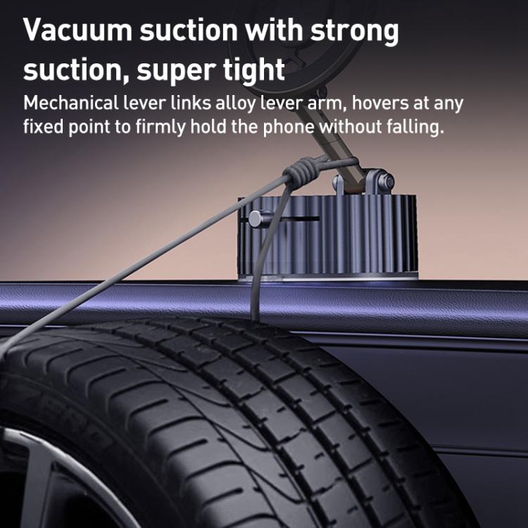 BDK101 Vacuum Adsorption Magnetic Folding Car Phone Holder, BDK101
