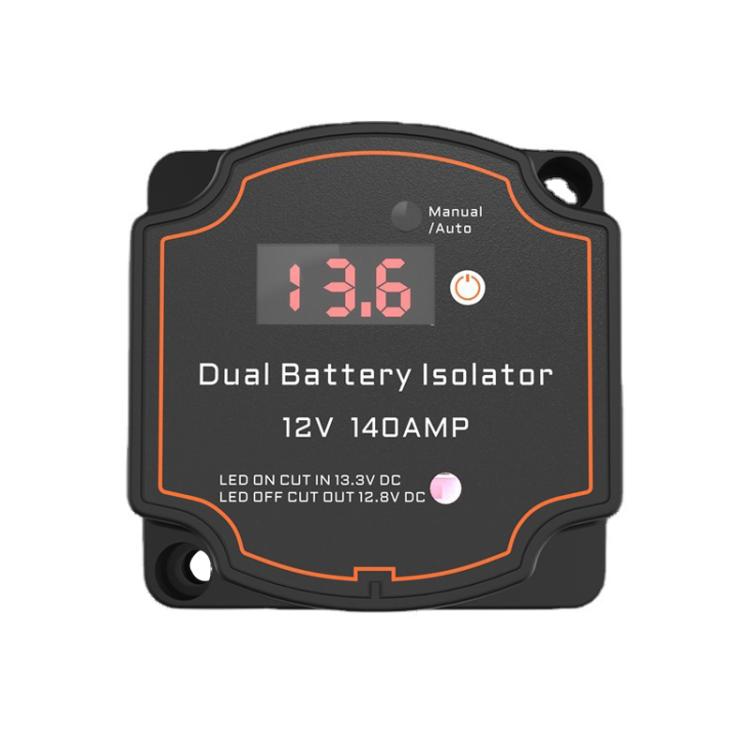 IP68 12V 140A Car Smart Dual Battery Isolation Controller with Digital Display Voltmeter, 3m Set, 5m Set, 7m Set, 8m Set