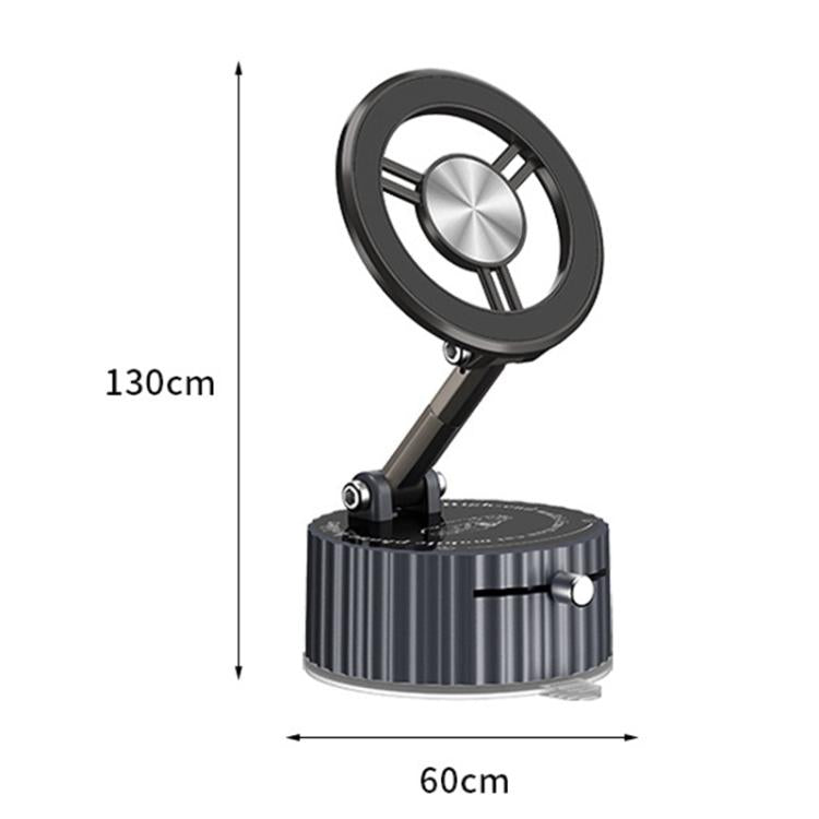 BDK102 Vacuum Adsorption Magnetic Folding Car Phone Holder, BDK102