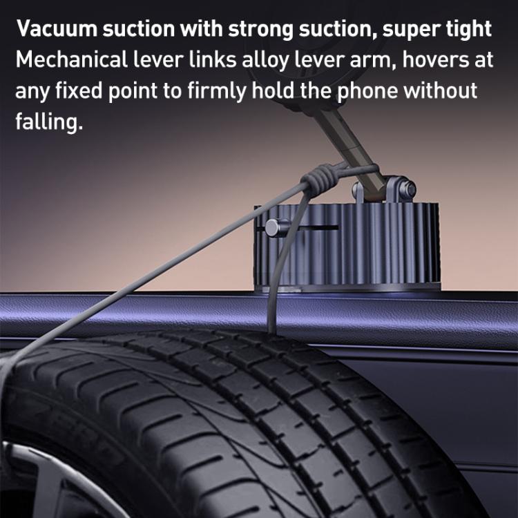 BDK102 Vacuum Adsorption Magnetic Folding Car Phone Holder, BDK102