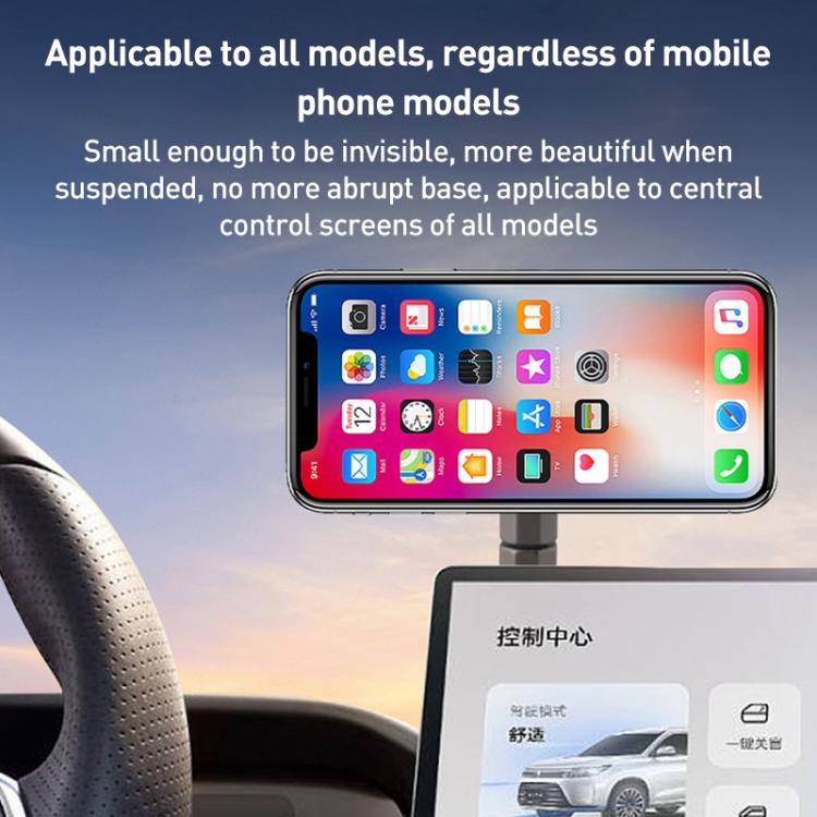 BDK103 Vacuum Adsorption Magnetic Folding Car Phone Holder, BDK103