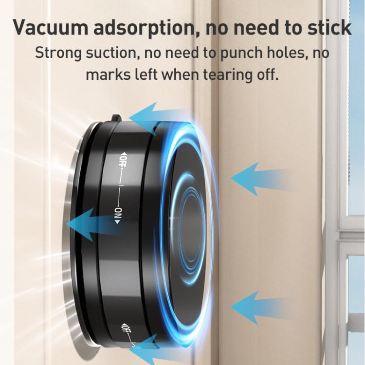 CCT31 Vacuum Adsorption Magnetic Car Phone Holder, CCT31 (White), CCT31 (Black)