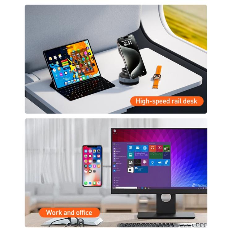 XZK104 2nd Generation Vacuum Adsorption Magnetic Folding Car Phone Holder, XZK104 A Type, XZK104 B Type, XZK104 C Type, XZK104 D Type