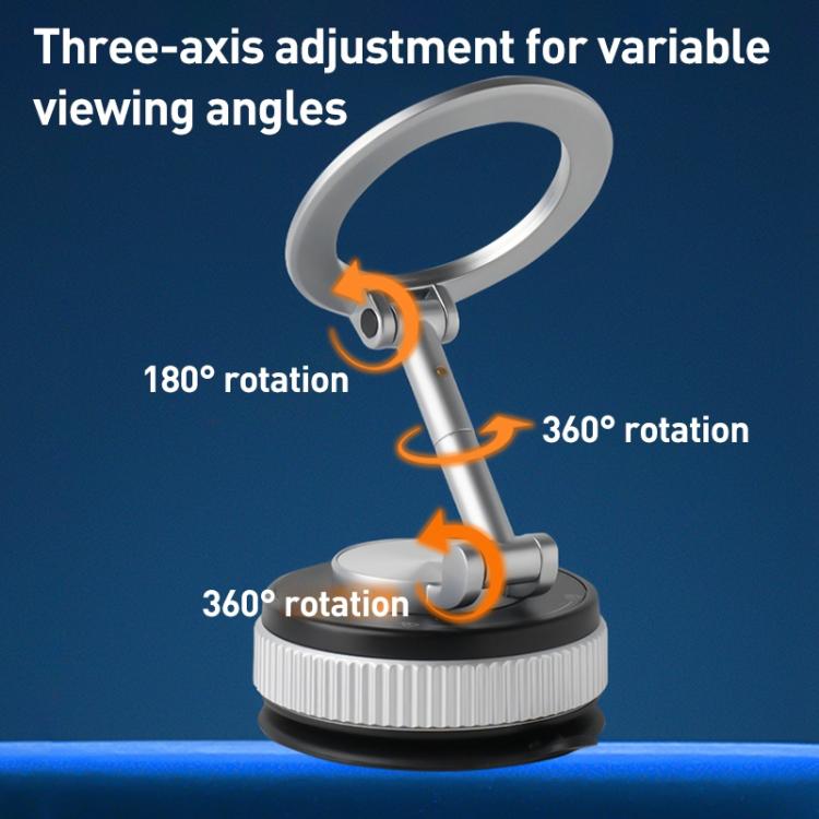 XZK104 2nd Generation Vacuum Adsorption Magnetic Folding Car Phone Holder, XZK104 A Type, XZK104 B Type, XZK104 C Type, XZK104 D Type