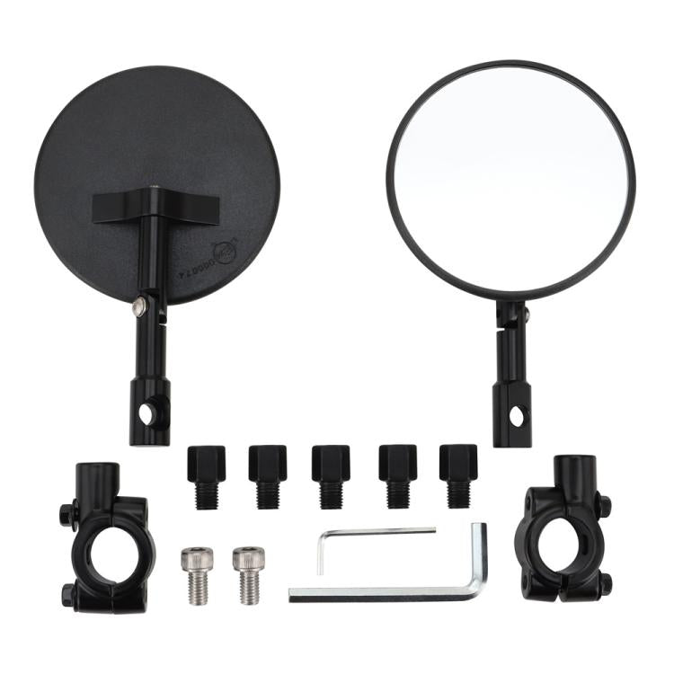 Universal ATV Round Foldable Rearview Mirror Reflective Mirror, Universal ATV