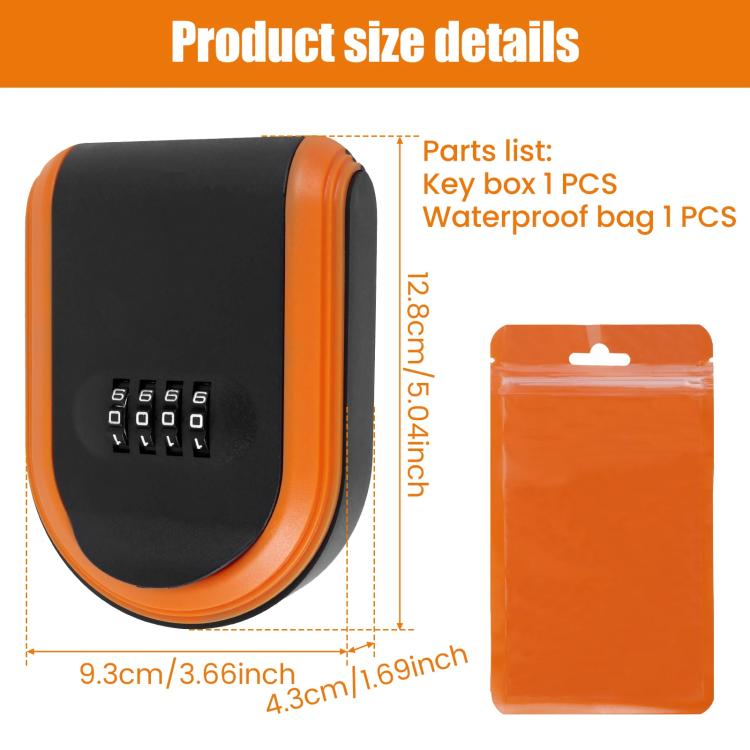 Car Magnetic Password Box Key Tool Storage Case