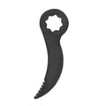 Car Horn Type Half Shaft Removal Tool, Plum Blossom Type with Teeth