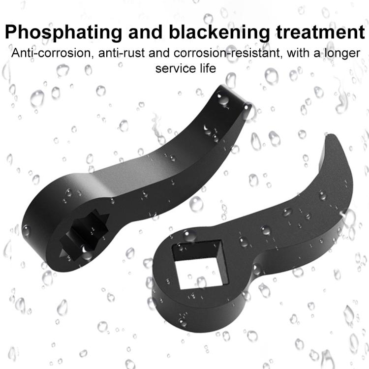 Car Horn Type Half Shaft Removal Tool, Plum Blossom Type with Teeth
