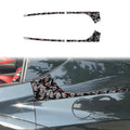 4pcs/Set Forged Gold Foil Carbon Fiber Car Rear Sides Decorative Sticker for Chevrolet Corvette C8 2020-, Left and Right Driver, Rear Sides
