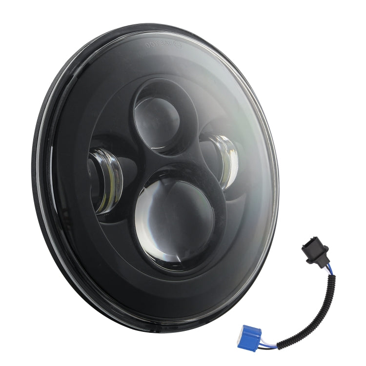 7 inch H4 / H13 DC 9V-30V 4000LM 6000K 40W 7 inch Car Round Shape LED Headlight Lamps for Jeep Wrangler, DC 9V-30V 4000LM 6000K 40W