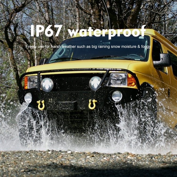 7 inch H4 / H13 DC 9V-30V 4000LM 6000K 40W 7 inch Car Round Shape LED Headlight Lamps for Jeep Wrangler, DC 9V-30V 4000LM 6000K 40W