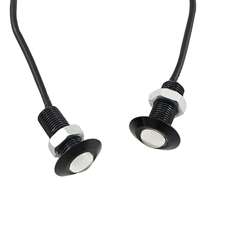 10 PCS 18mm 1.5W DC9-80V Motorcycle Eagle Eye Light Single Lens, 18mm Single Lens(Yellow Light), 18mm Single Lens(Red Light), 18mm Single Lens(White Light)