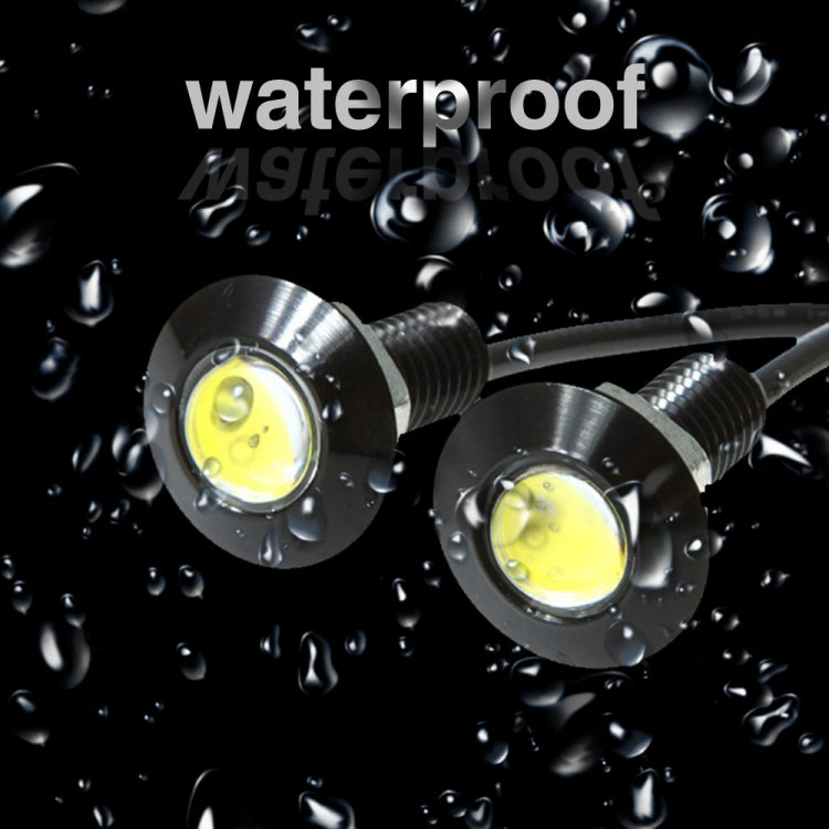 10 PCS 23mm 1.5W DC9-80V Motorcycle Eagle Eye Light Single Lens, 23mm Single Lens(White Light), 23mm Single Lens(Red Light), 23mm Single Lens(Yellow Light)