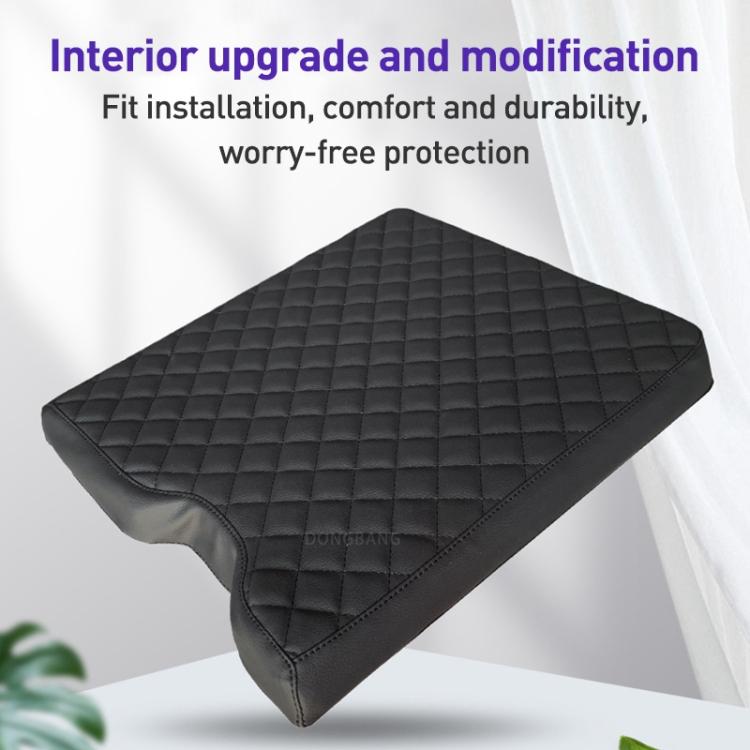Car Central Armrest Box Protective Leather Cover Mat for Ford F150 2015-2022, For Ford F150 2015-2022