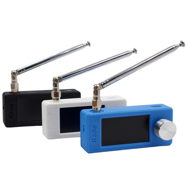 SI4732 1.9 inch IPS Display Portable Radio 0.5-108 MHz LSB USB AM FM Pocket Mini Radio, Telescopic Antenna + USB, Black Round Antenna + USB, Red Round Antenna + USB, Blue Round Antenna + USB