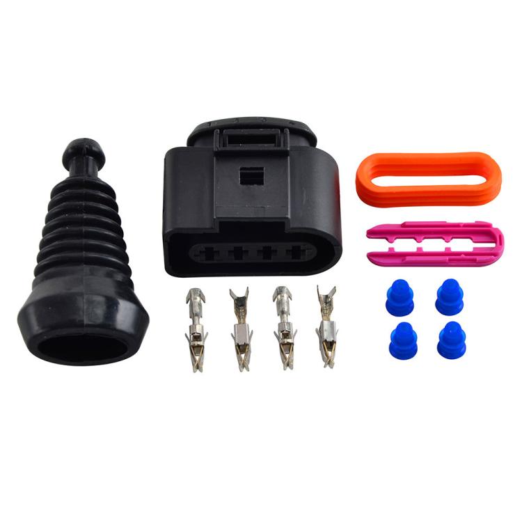 1 Set For Audi A7 3.0T 2016 Car Ignition Coil Connector Repair Kit, Small Size 1J0973704, Small Size