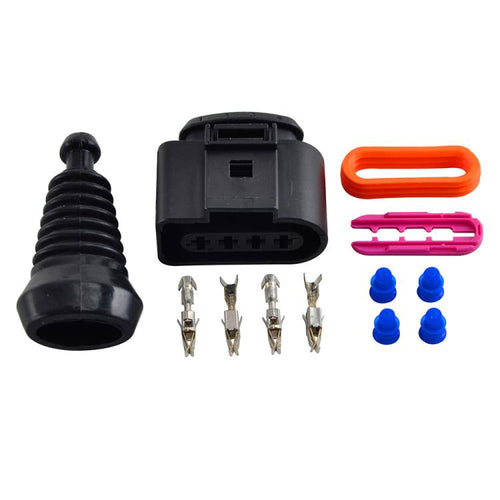 1 Set For Audi A7 3.0T 2016 Car Ignition Coil Connector Repair Kit, Small Size 1J0973704, Small Size