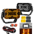 2pcs/Pack Car 70W High-power Matrix Eyes Work Light with Cable Set, Eyes