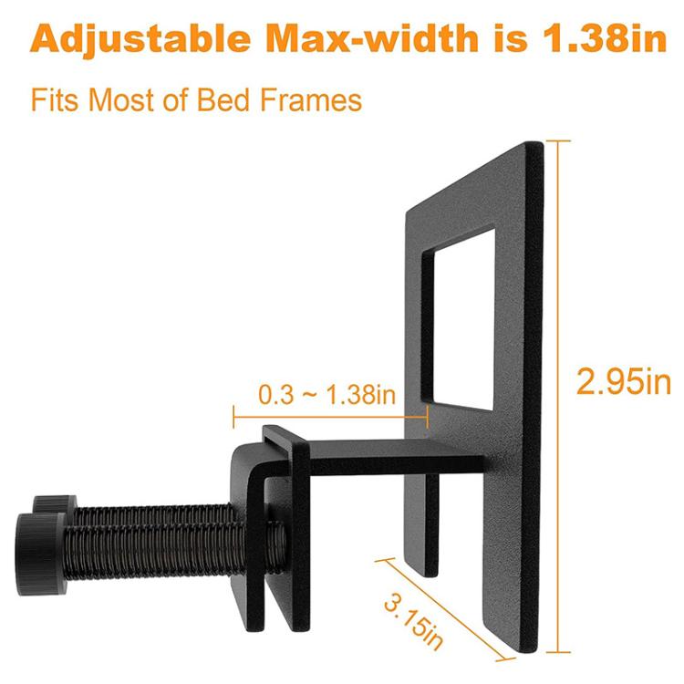 6pcs / Set Anti-slip Mattress Baffles For Metal Bed Frame Fasteners Slide Limiter