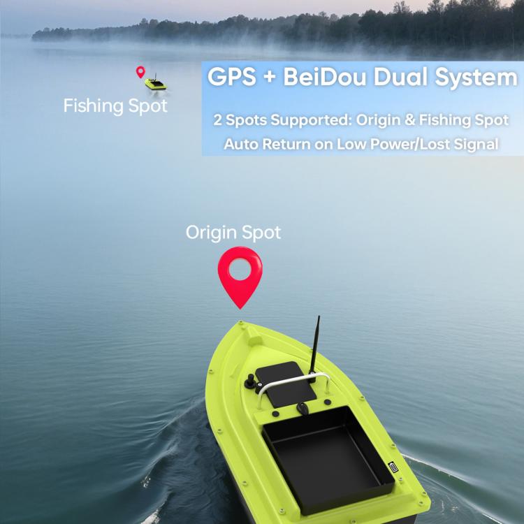 D36B Smart Remote Control Fishing Bait Boat Support Sonar Sensor & GPS, EU Plug, US Plug, UK Plug