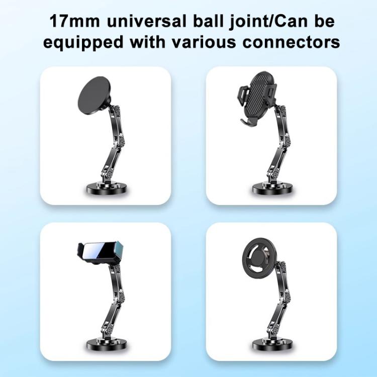 360 Degree Rotating Adhesive Magnetic Car Holder, 3-folding, 2-folding