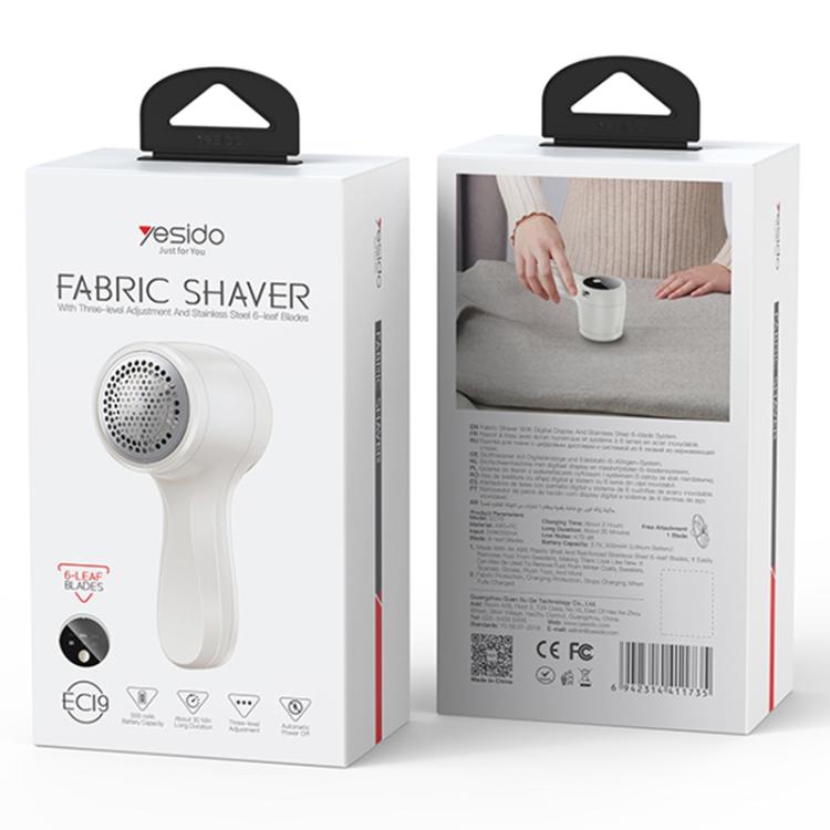 Yesido EC19 Smart Digital Display Single Head Hair Ball Trimmer, EC19