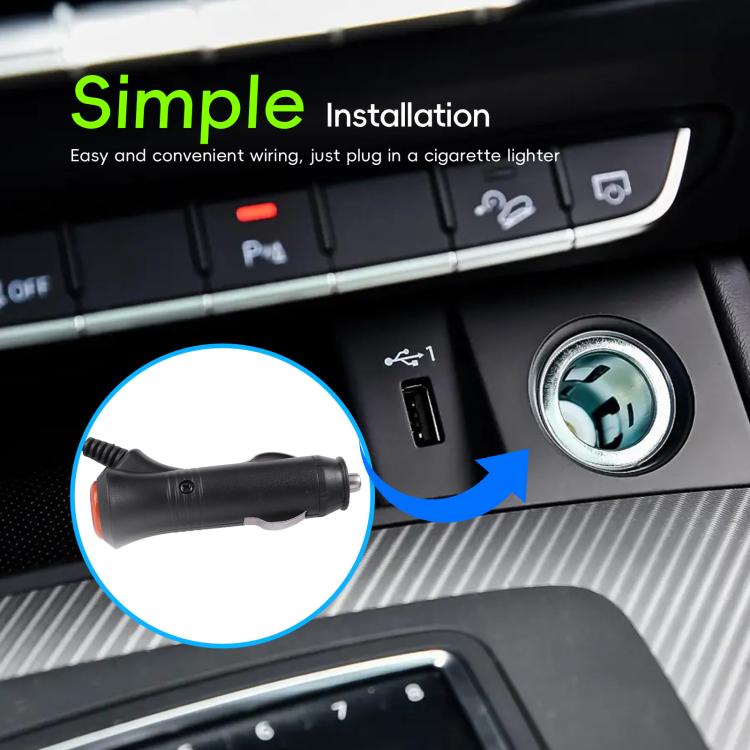 5 inch Digital Wired 1 to 1 Reversing Display Screen Car Central Control Machine Set, With Europe Short License Plate Holder, With North America Long License Plate Holder