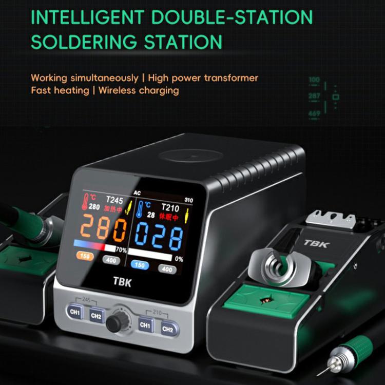 TBK 310 Intelligent Double-station Soldering Station, US Plug, EU Plug, AU Plug, UK Plug