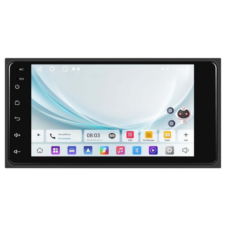 For Toyota COROLLA Android 15 7 inch Wireless CarPlay Car Player Car Central Control Navigation Machine, Standard, Standard+AHD+Microphone
