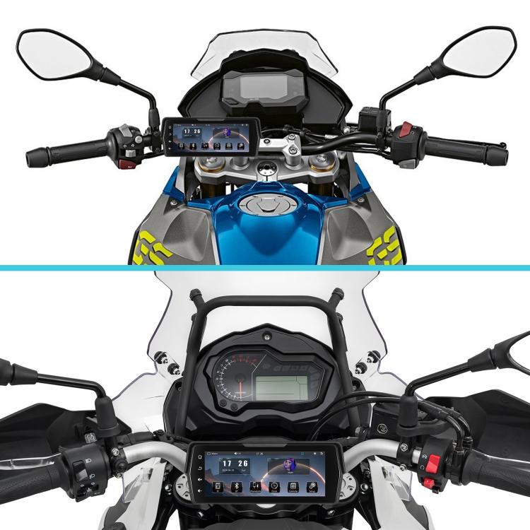 Portable Motorcycle Wireless CarPlay and Android Auto 6.86 inch HD Screen Waterproof Navigator