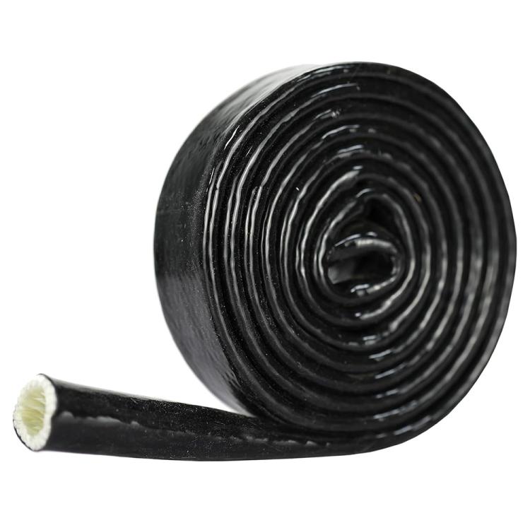 Silicone Fiberglass Fireproof Heat Shield Protective Sleeve Car Line Insulation Protection Cover, 1m Length, 10mm, 12mm, 16mm, 19mm
