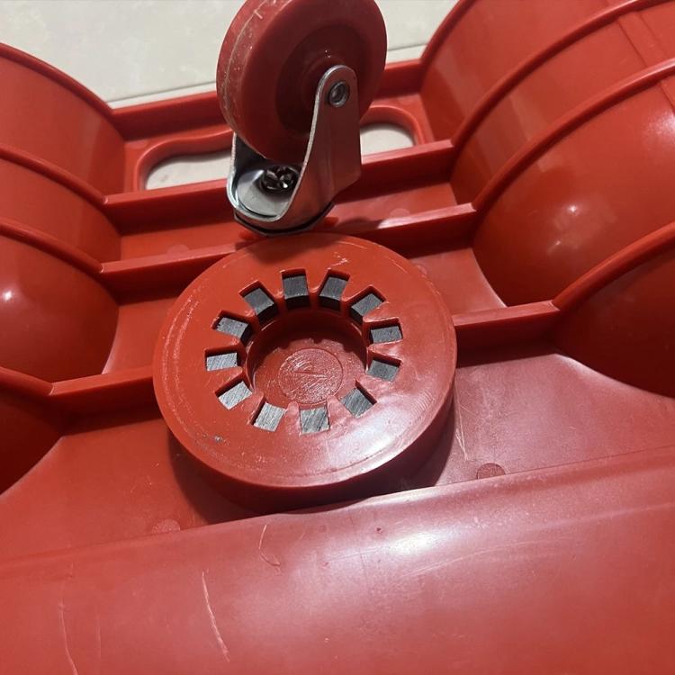 Portable Universal Wheel Sliding Kneel Pad Car Repair Home Improvement Tool with 5 Swivel Castors