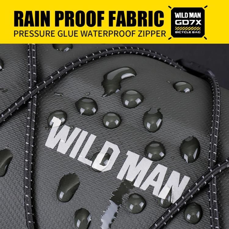 WILD MAN GD7X Mountain Bicycle EVA Hard Shell Handlebar Bag Quick Release Bracket, GD7X