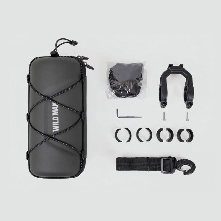 WILD MAN GD7X Mountain Bicycle EVA Hard Shell Handlebar Bag Quick Release Bracket, GD7X