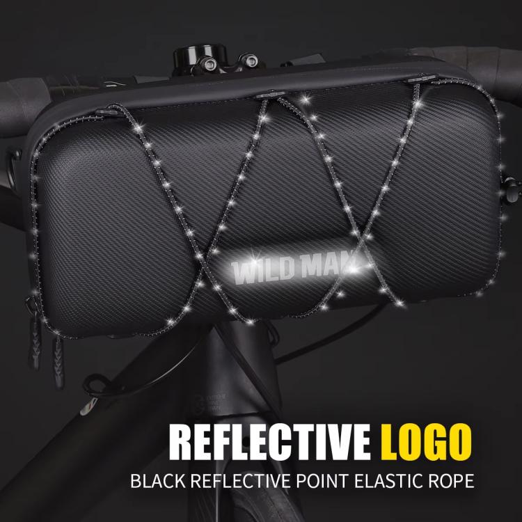 WILD MAN GD8 Mountain Bicycle EVA Hard Shell Handlebar Bag, GD8
