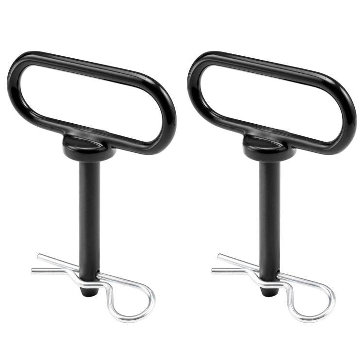 2pcs 5/8 inch Lawn Tow Behind Attachment Hitch Tractor Towing Hitch Pin