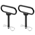 2pcs 5/8 inch Lawn Tow Behind Attachment Hitch Tractor Towing Hitch Pin