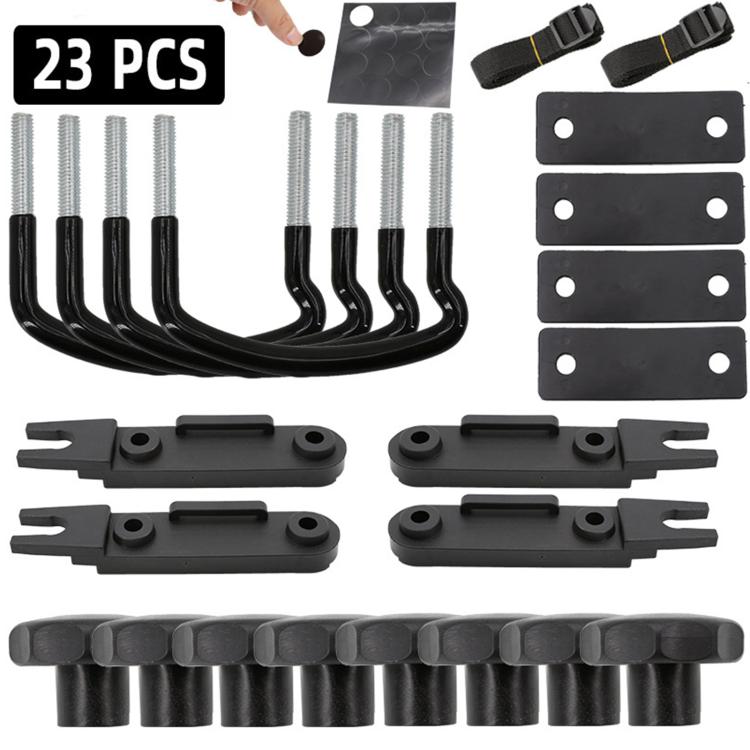 Car Roof Luggage Box Fixing Installation Accessories Roof U-bolt U-hook Clamp Kit, Car Roof Luggage U-bolt Clamp Kit