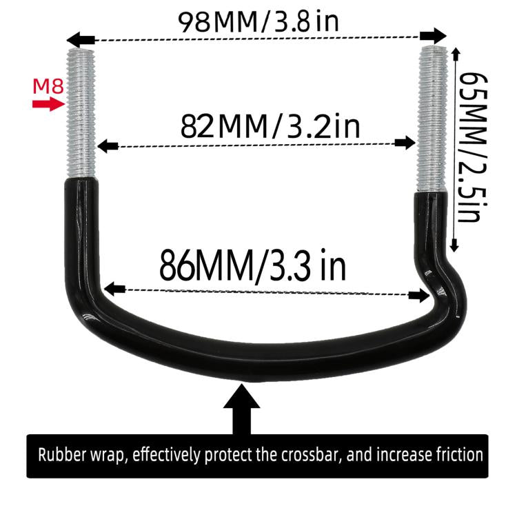 Car Roof Luggage Box Fixing Installation Accessories Roof U-bolt U-hook Clamp Kit, Car Roof Luggage U-bolt Clamp Kit