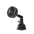 Multifunctional Car Suction Cup Fan 360 Degree Rotation Adjustable Single Head Fan, Short Rod, Long Rod