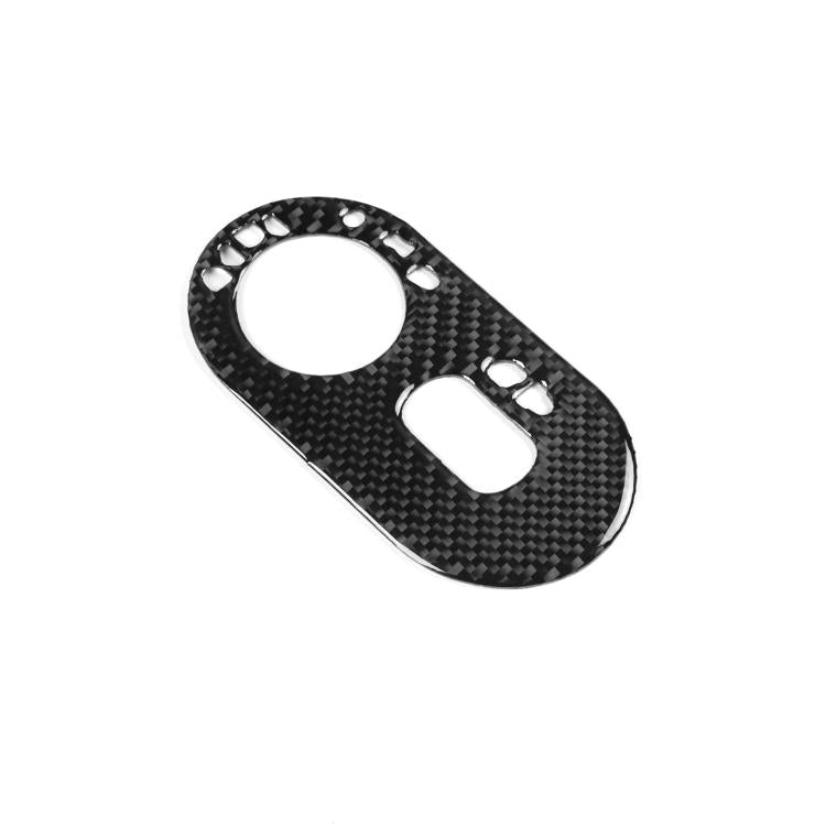 Carbon Fiber Car Headlight Switch Decorative Sticker for SEAT Ibiza 2003-2008, Left Driver, Headlight Switch, Left Driver