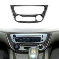 Carbon Fiber Car Air Conditioner Panel B Decorative Sticker for Renault Fluence 2009-2017 / Megane 2008-2016, Left and Right Driver, Air Conditioner Panel B