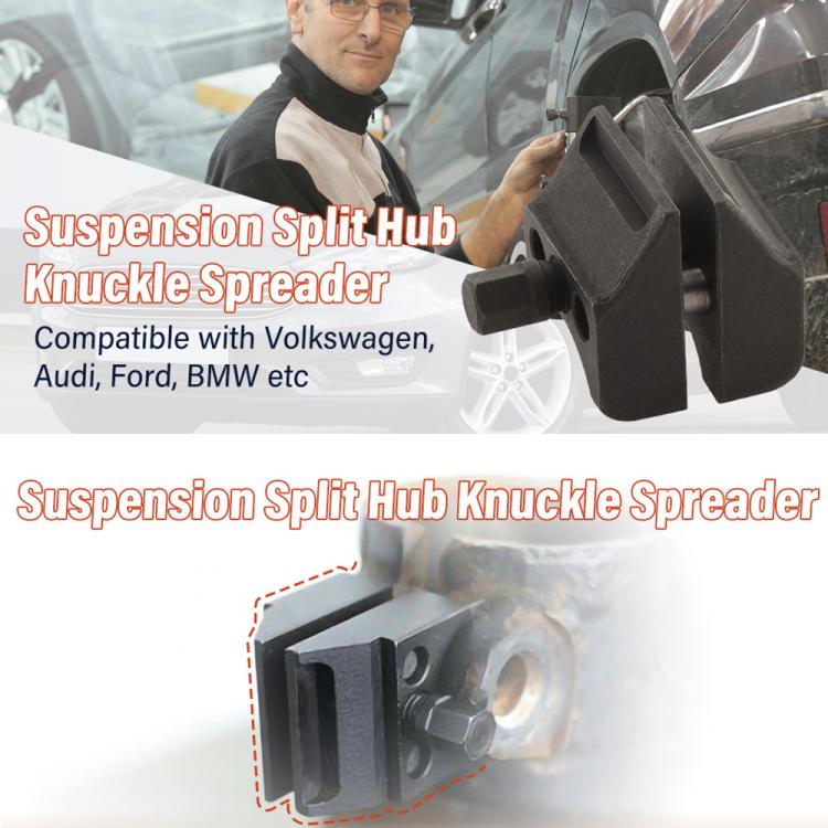 Car Suspension Expansion Horn Separator Suspension Split Hub Knuckle Spreader Tool for Ford / Audi / BMW, Separator, Separator and Wrench