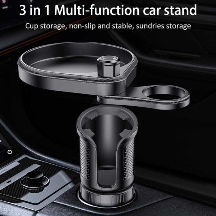Yesido C180 3 in 1 Car Multi-function Tray Water Cup Holder, C180