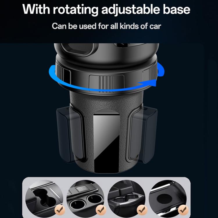 Yesido C273 2 in 1 Car Water Cup Phone Holder, C273